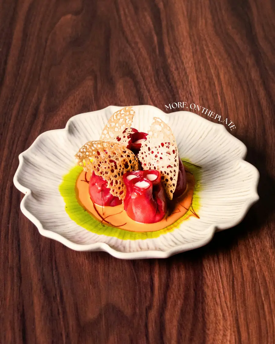 Plated dish photographed by Morf